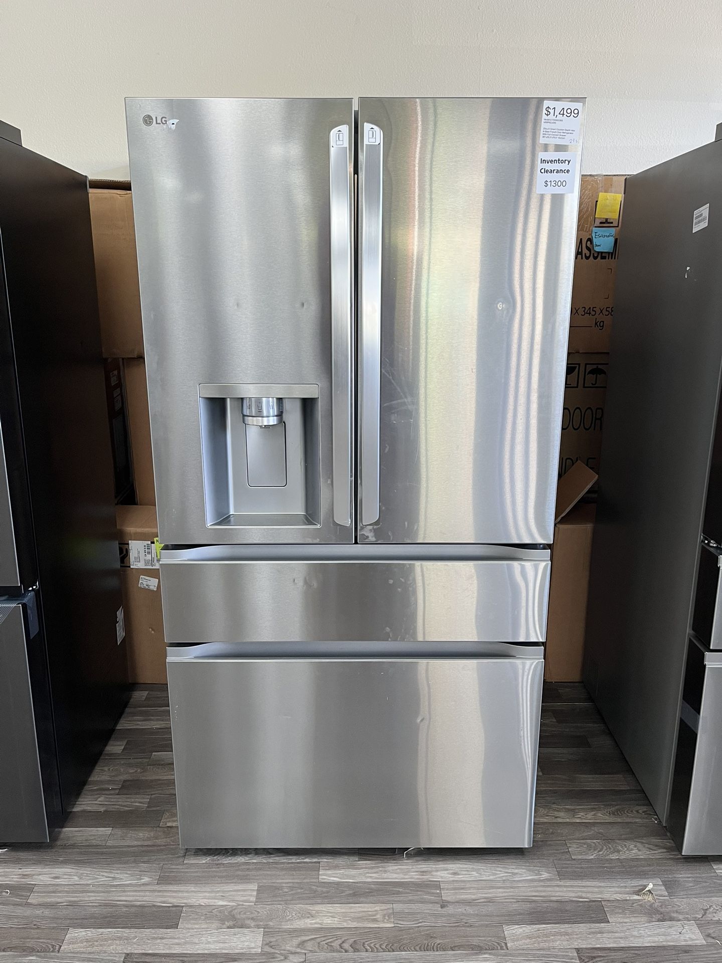 $100 Off + FREE Delivery Drop Off! LG Counter Depth French Door Refrigerator @ $1400
