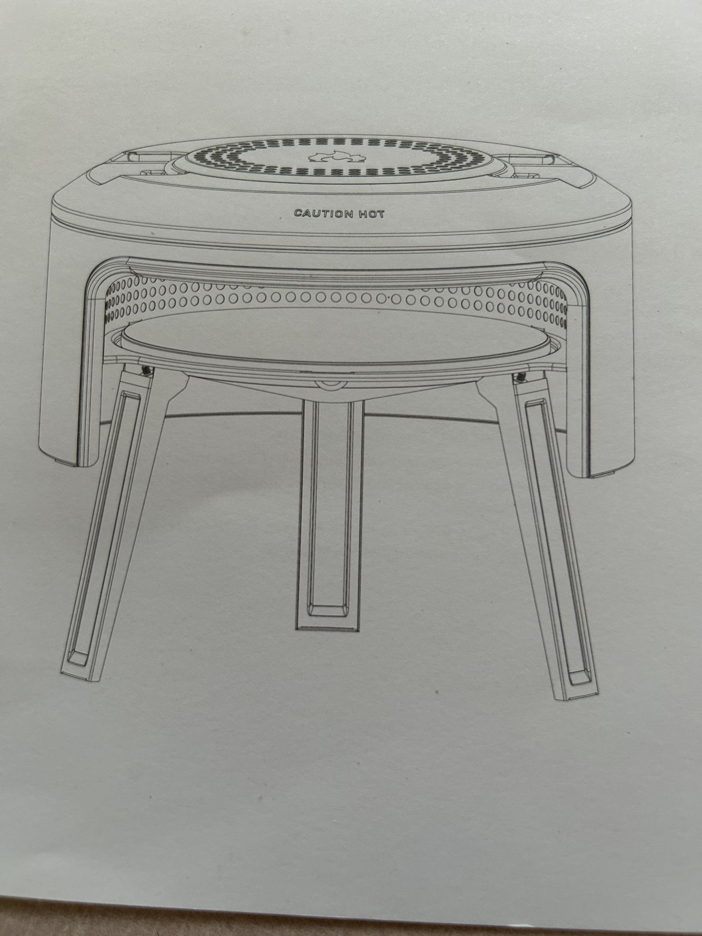 Price Reduced!! Great Deal! Solo pizza oven for Bonfire fire pit. Accessories included. Bamboo peel, pi turner, case & gloves. Excellent condition.