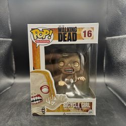 Funko POP Television The Walking Dead Bicycle Girl 16 Vinyl Figure Vaulted