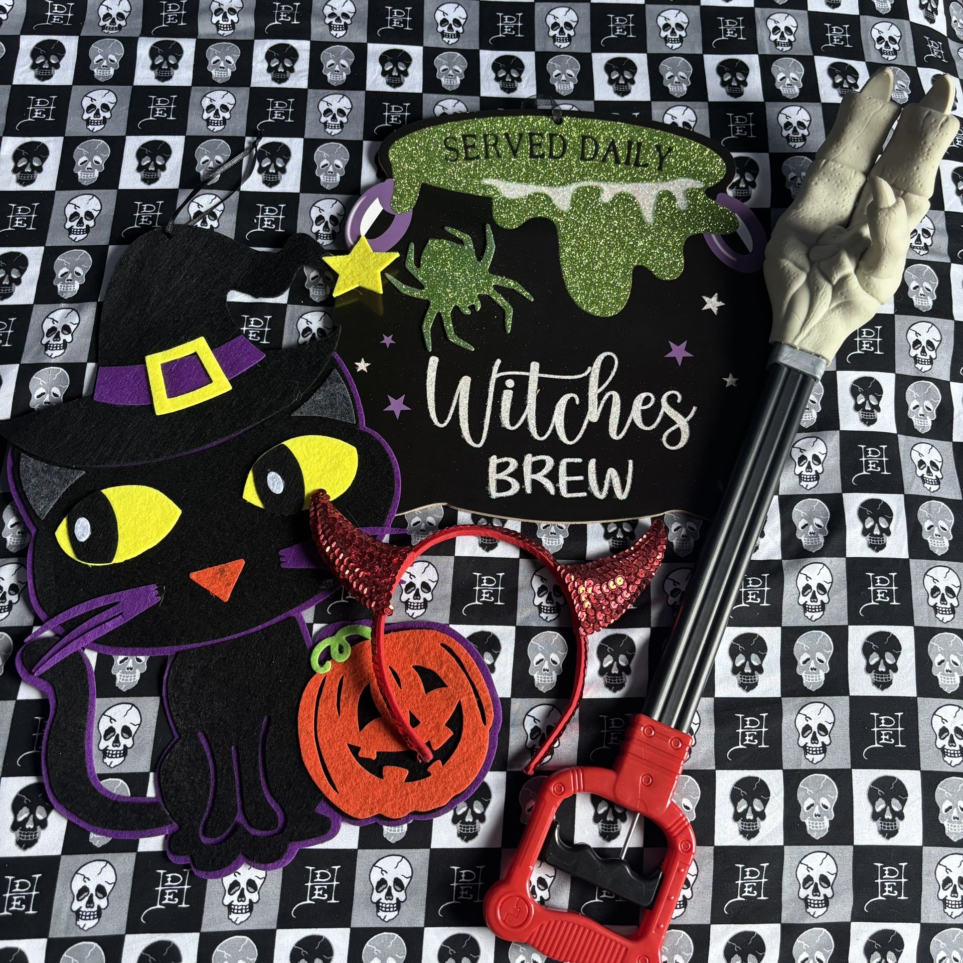 Halloween Decor Goth Lot Bundle