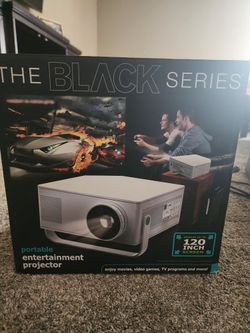 Portable entertainment projector 120"