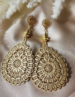 GOLD PLATED FASHION BOHO EARRINGS 