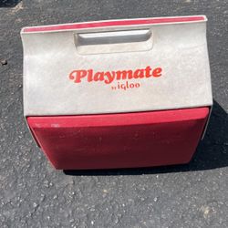Cooler Playmate By Igloo Red And White 