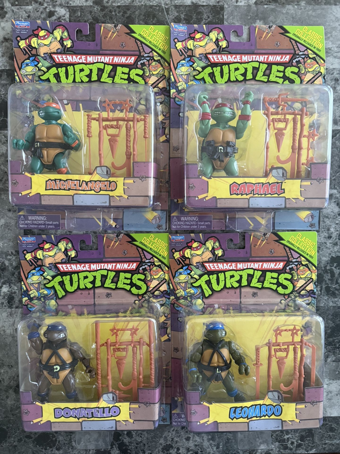 TMNT Teenage Mutant Ninja Turtles Classic Collection x4 Complete SEALED