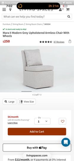 Living Spaces Dining Chairs