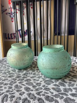Fishbowl vases- various colors and sizes