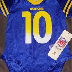 Rams 3t Shirt & 3-6 Months Onesie
