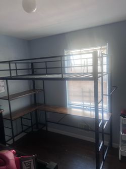 Twin size loft bed