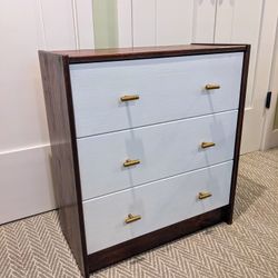 IKEA RAST dresser - stained, painted and upgraded