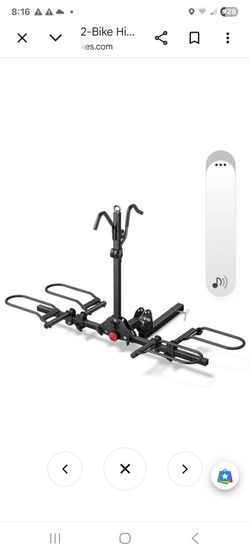 YOUNG ELECTRIC - folding two bike hitch transport FAT Tire  2" hitch.