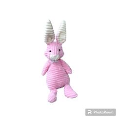 Jellycat London Cordy Roy Bunny Rabbit Pink Plush Floppy Corduroy Med 12" Lovey 