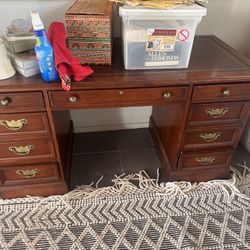Desk Antique Vintage MCM 
