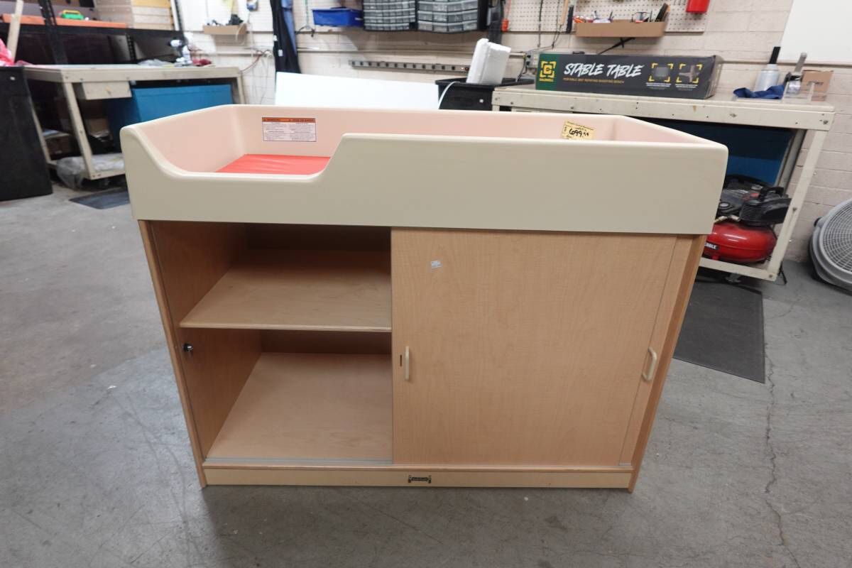 Jonti-Craft Baby Changing Table with Diaper Storage