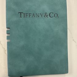 Tiffany And Co Notebook - Suede 