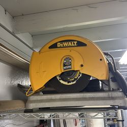 10” metal cutting DeWalt chop saw