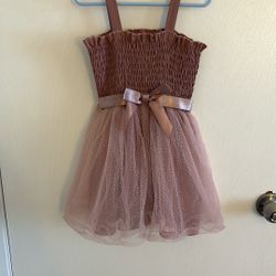 Toddler Tutu Dress Rose Pink 4T-5T