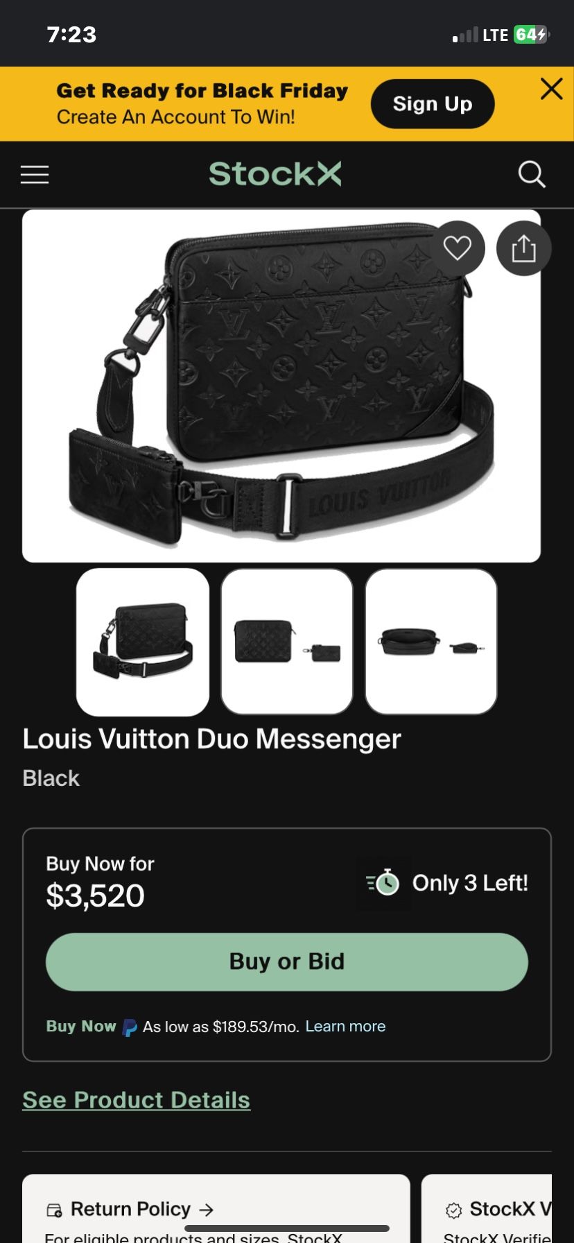 Louis Vuitton messenger Bag.