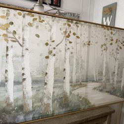 Framed canvas wall art