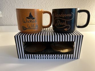 New His & Her Halloween Coffee Mugs