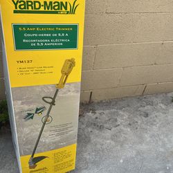 Yard Man Electric Trimmer New 