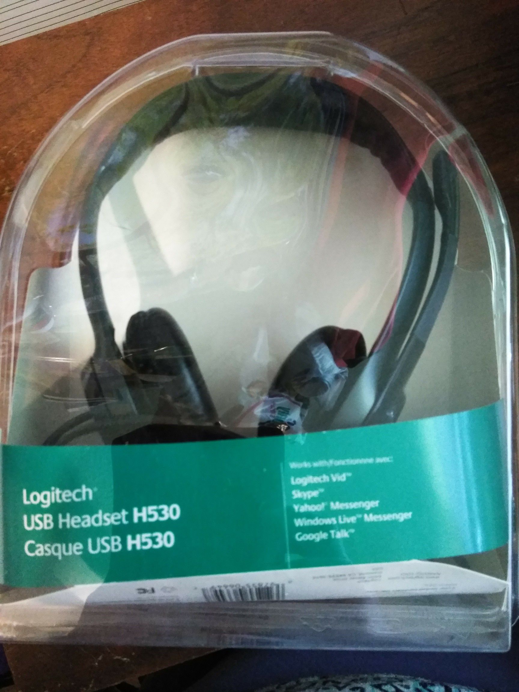 Logitech USB headset H530. New $40.