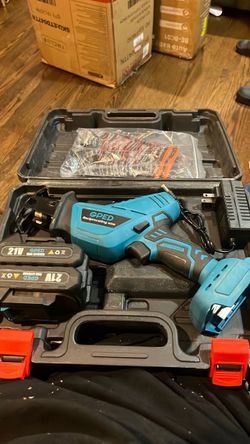 GPED 21V Cordless Reciprocating Saw Kit