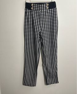 Anine Bing Jocelyn Black & White Pants