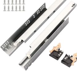 UNDERMOUNT SOFT CLOSE DRAWE SLIDES 18 INCH 