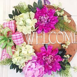 Welcome Basket Wreath