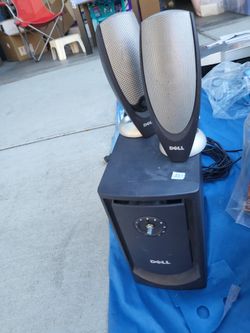 Dell Speakers with Subwoofer (AUX cord)