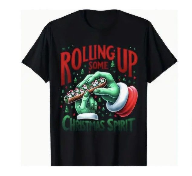 Rolling Up Some Christmas Spirit Tshirt
