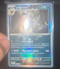 Umbreon 059/131 Sv: Prismatic Evolutions Reverse Holo Master Ball Pokémon Tcg