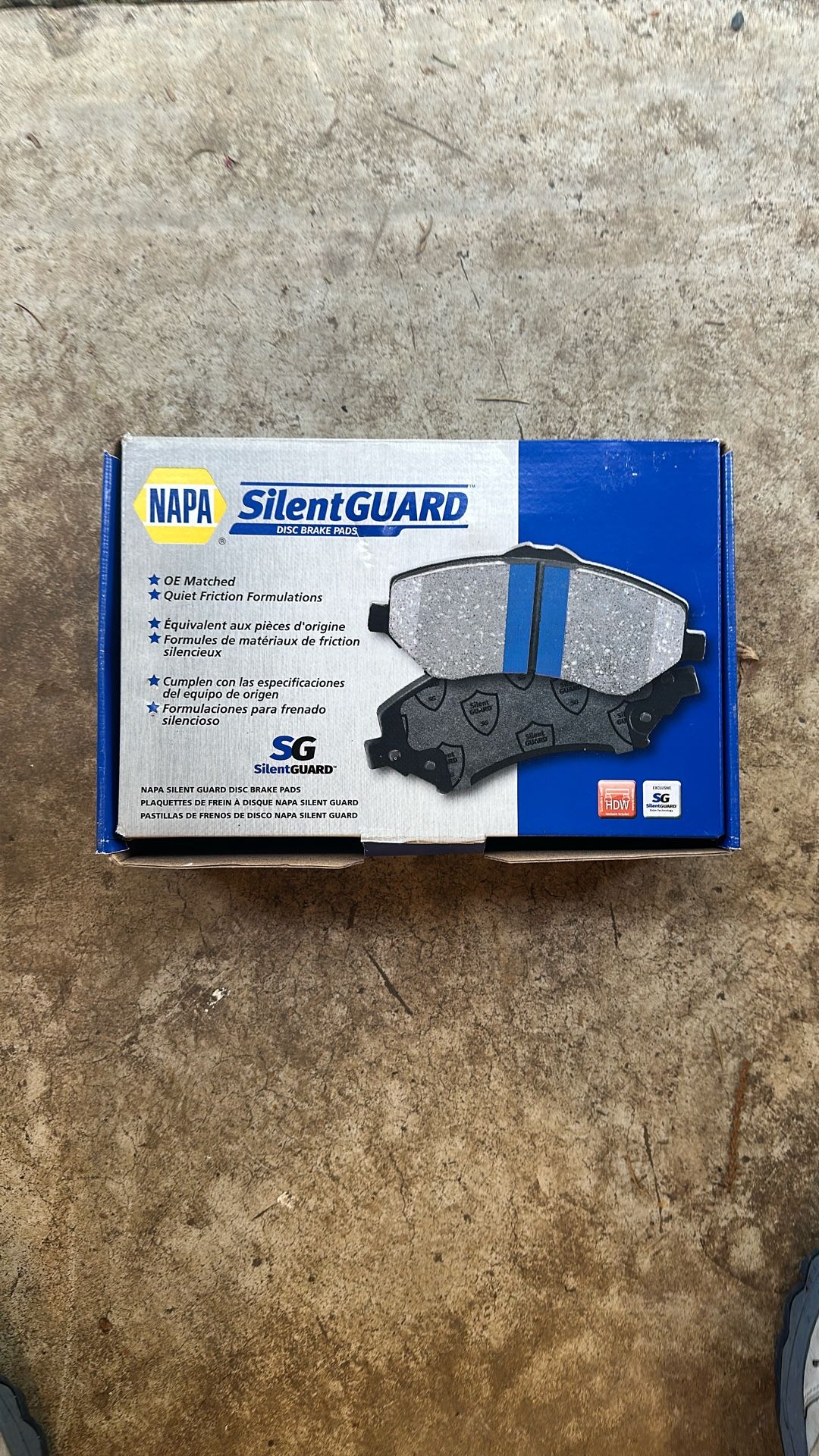 Napa Silent Guard Front Brakes SG-7994-X CRV 2012-16