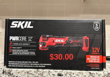 Skil Oscillating 12v $30.00 New Brushless No Battery No Charger 