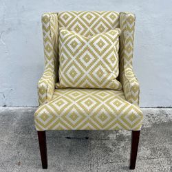 Reupholstered Chair With Cushion 