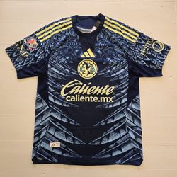 2025/26 Club America Men's Away Player-Version Jersey with Patches and Sponsors