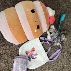 Squishmallow, Purse, Crayons $10- For All 