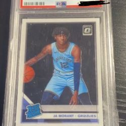 ❌ 2019 Ja Morant Donruss Optic Rookie Psa10❌
