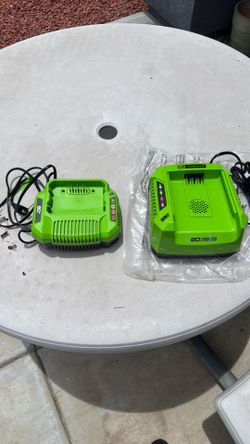 Green Works Pro, 80 V battery chargers