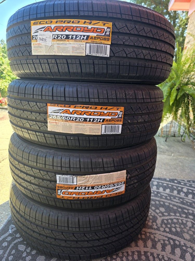 Set Of 4 New Tires