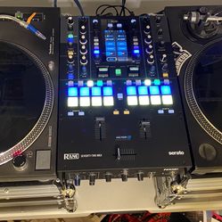 ✅✅Technics 1210’s, RANE Seventy-Two Mixer Mkll 2-Ortofon DJ Concorde Mk II Plus Carrying Case’s