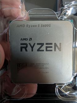 AMD Ryzen 5600g CPU/Processor (with cooler)