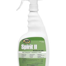 Zep Spirit II Detergent Disinfectant - 32 oz (Case of 12) 67909 - Ready-To-Use
