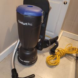Powr-Flite BP6S, 6 Qt Comfort Pro Commercial Backpack Vacuum