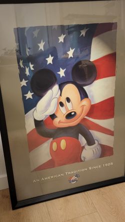 Mickey Mouse The Art Of Disney Custom Framed Poster