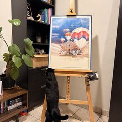 Artist’s Loft 54.5” Wooden A-Frame Studio Easel – Adjustable