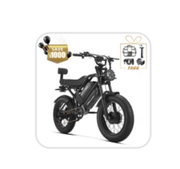 	HappyRun G70 Pro Dual-Motor Dual-Battery Electric Cargo Bike × 1