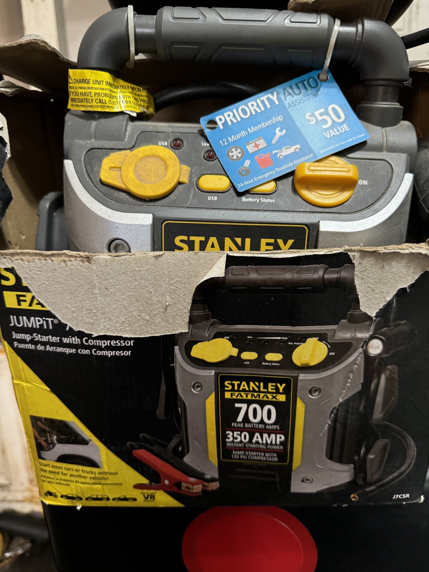 Stanley Jump Starter with Compressor