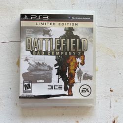 Limited Edition Battlefield BC 2 PlayStation  3 Game