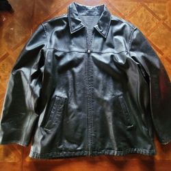 Leather Jacket 2xl